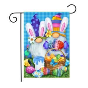 Briarwood Lane Easter Gnomes Holiday Eggs Spring Garden Flag New!